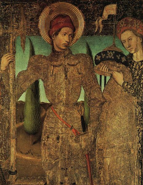  Triptych of Saint George (detail) af